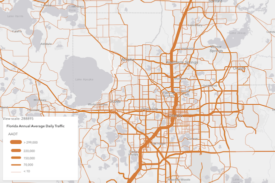 size range zoomed in